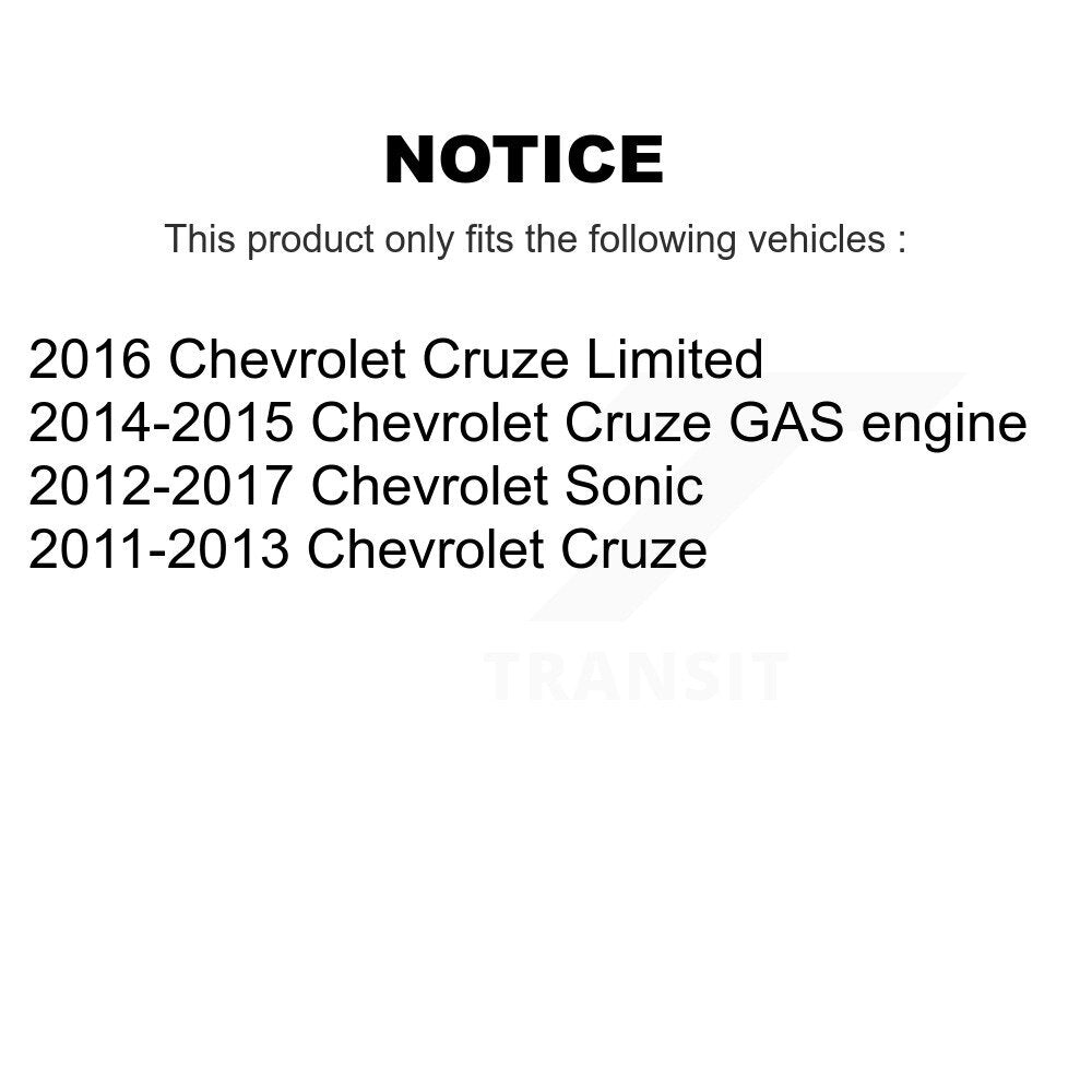 AmeriBRAKES NWF-PTC1522 Front Ceramic Brake Pads for 2011-2017 Chevrolet Cruze, Sonic, Cruze Limited