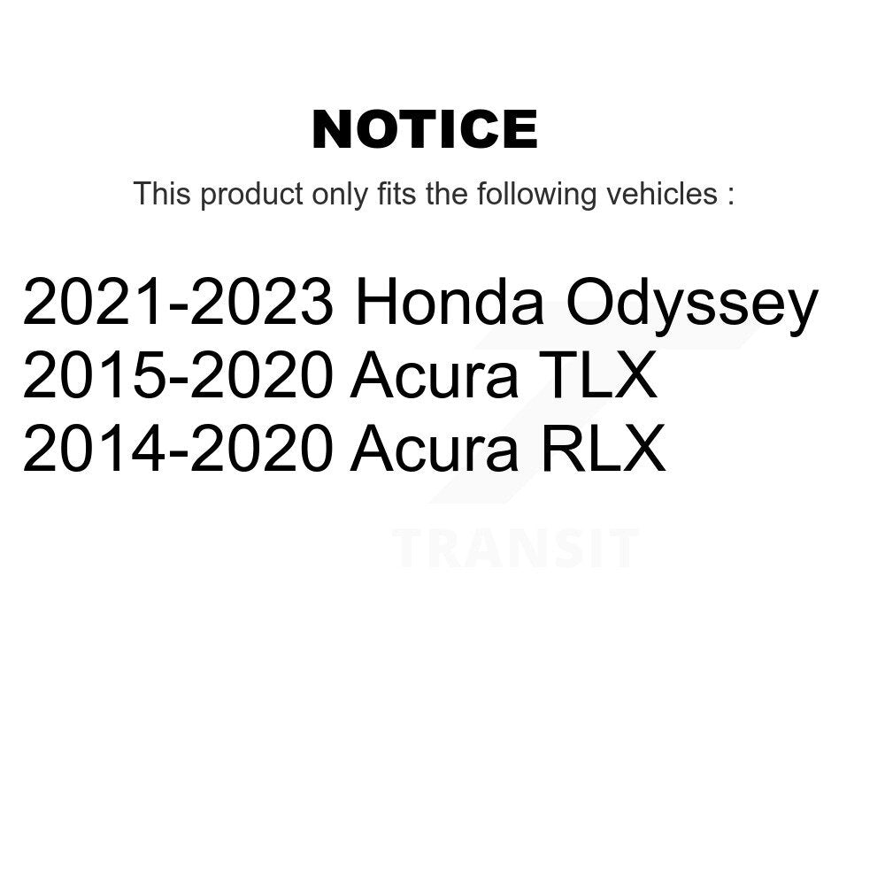 AmeriBRAKES NWF-PTC1698 Rear Ceramic Brake Pads for 2014-2023 Acura RLX, Acura TLX, Honda Odyssey