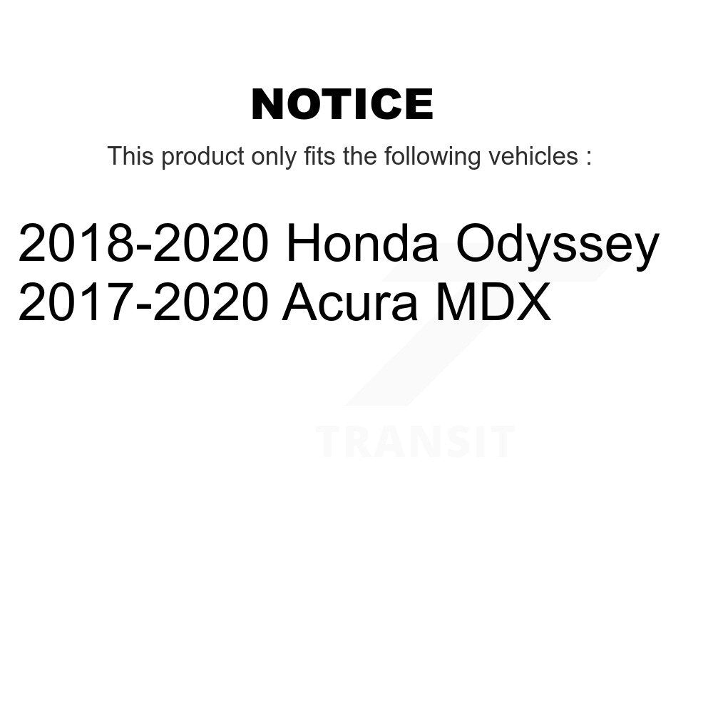 AmeriBRAKES NWF-PTC1954 Rear Ceramic Brake Pads for 2017-2020 Acura MDX, Honda Odyssey
