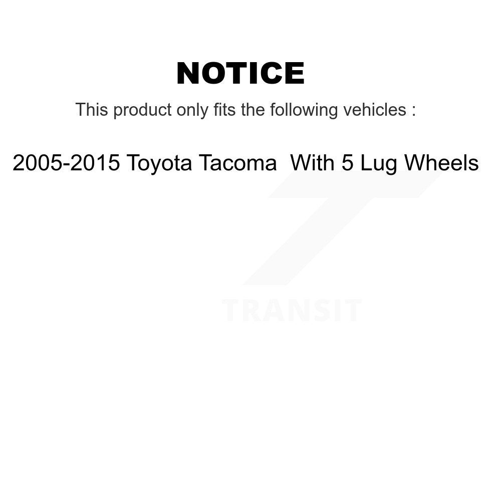 AmeriBRAKES NWF-PTC906A Front Ceramic Brake Pads for 2005-2015 Toyota Tacoma