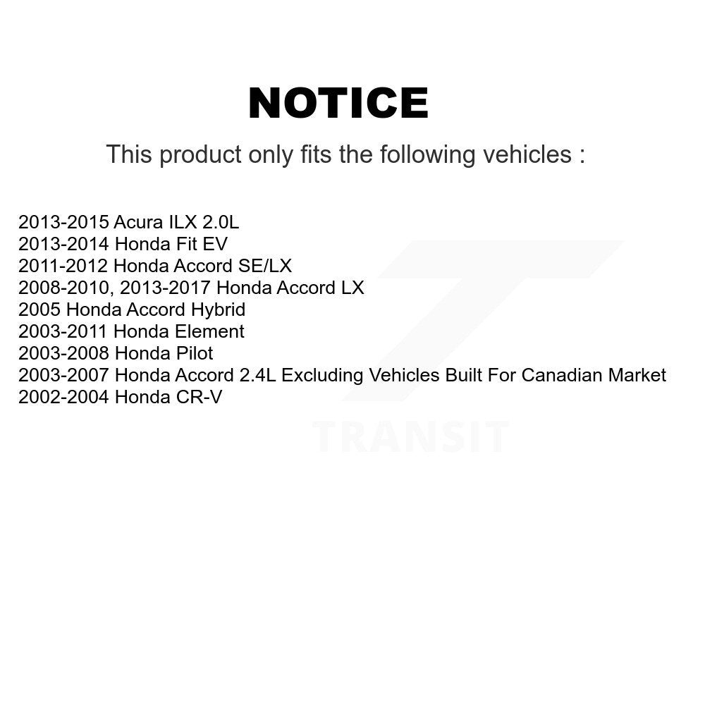 AmeriBRAKES NWF-PTC914 Front Ceramic Brake Pads for 2002-2017 Honda CR-V, Honda Accord and Select Vehicles