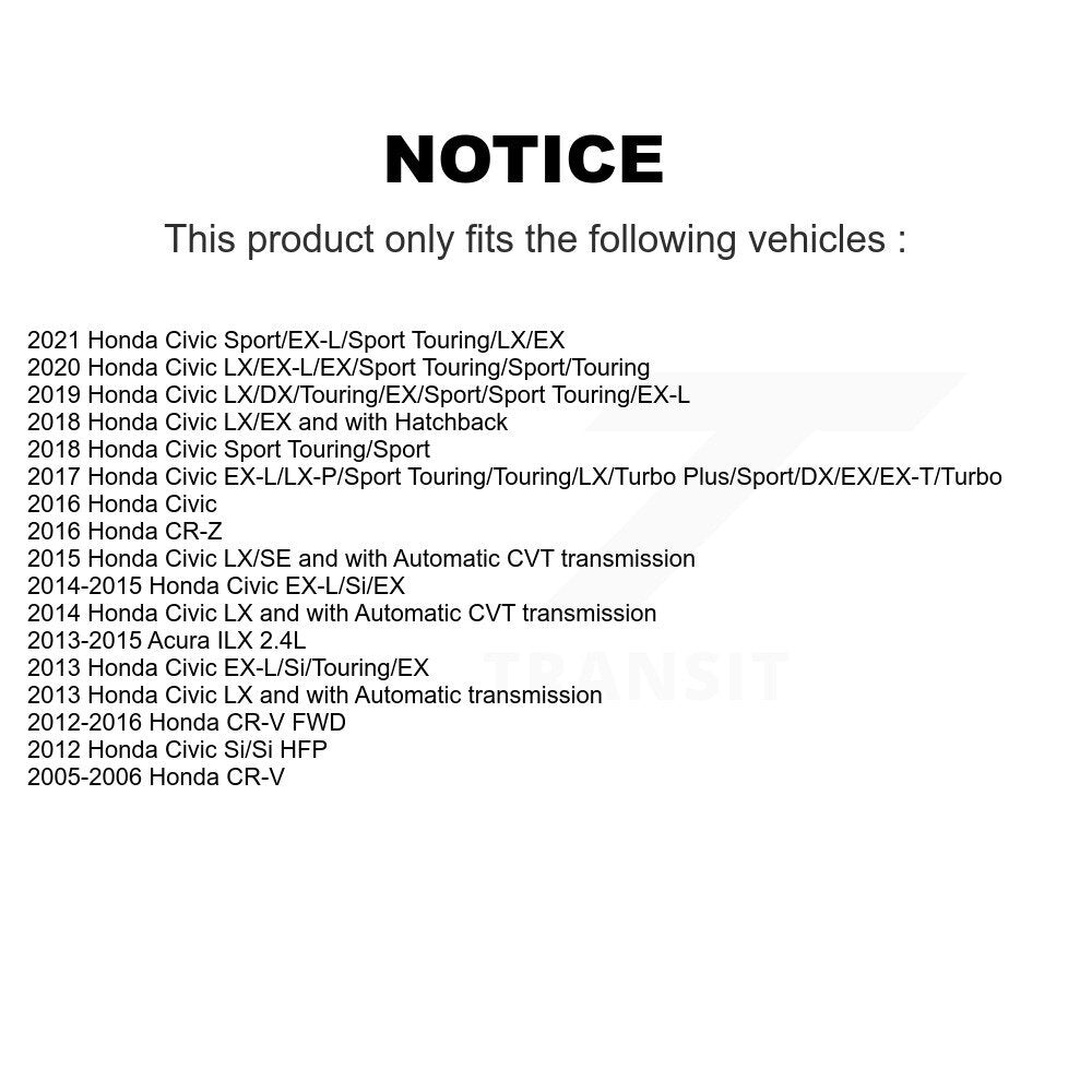 AmeriBRAKES NWF-PTC914A Front Ceramic Brake Pads for 2005-2021 Honda CR-V, Honda Civic and Select Vehicles