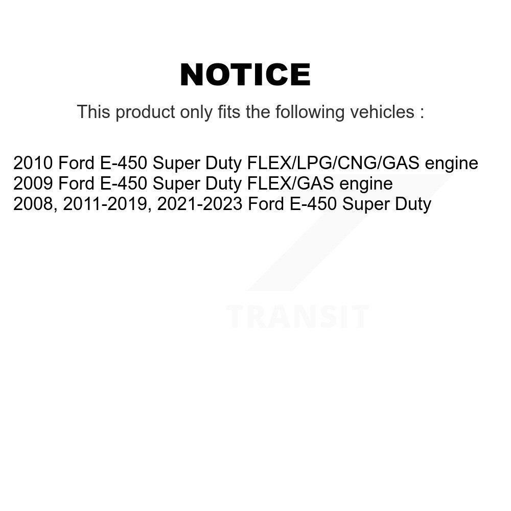 Positive Plus PPF-D1330 Rear Semi-Metallic Brake Pads for 2008-2023 Ford E-450 Super Duty