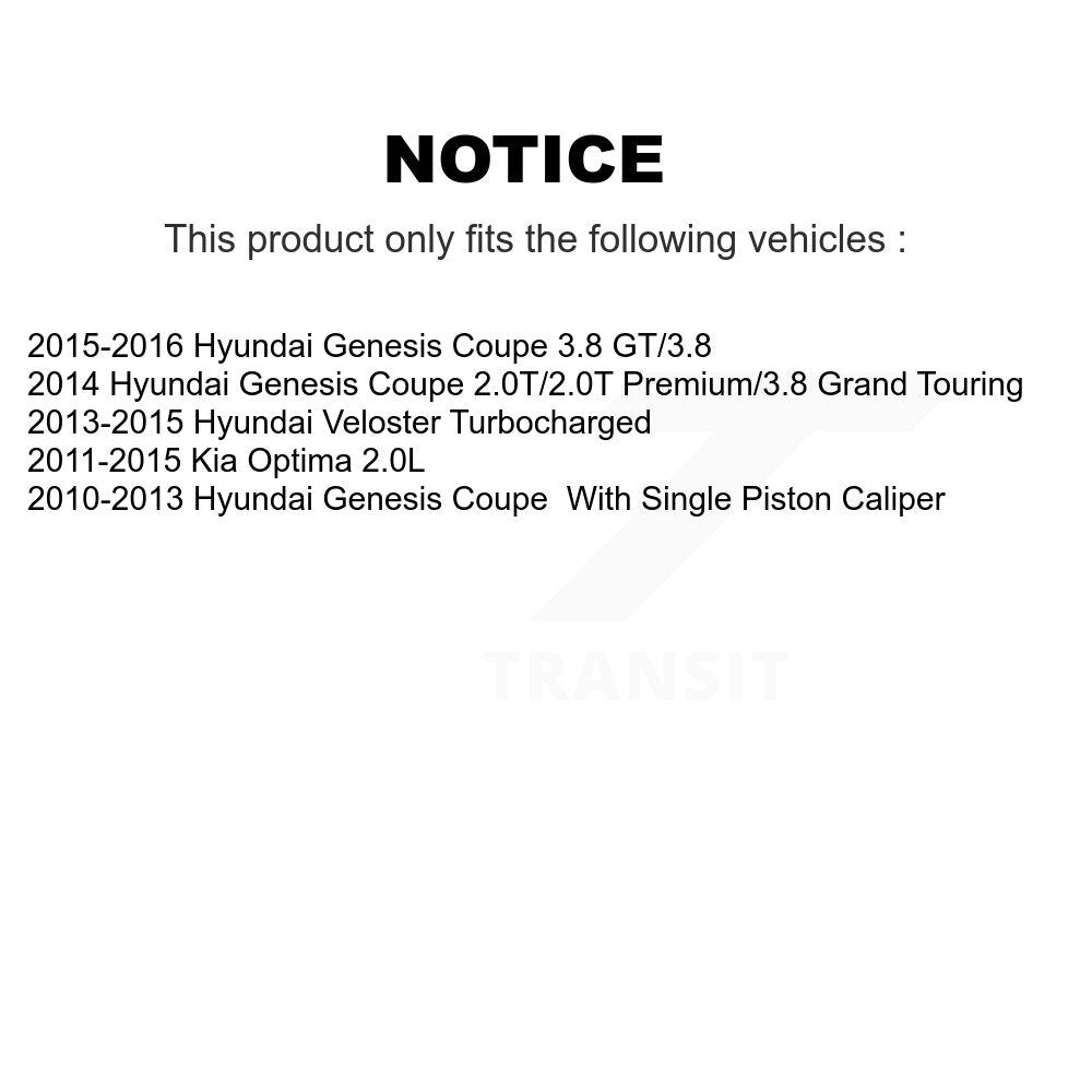 Positive Plus PPF-D1413 Front Semi-Metallic Brake Pads for 2010-2016 Hyundai Genesis Coupe, Kia Optima, Hyundai Veloster