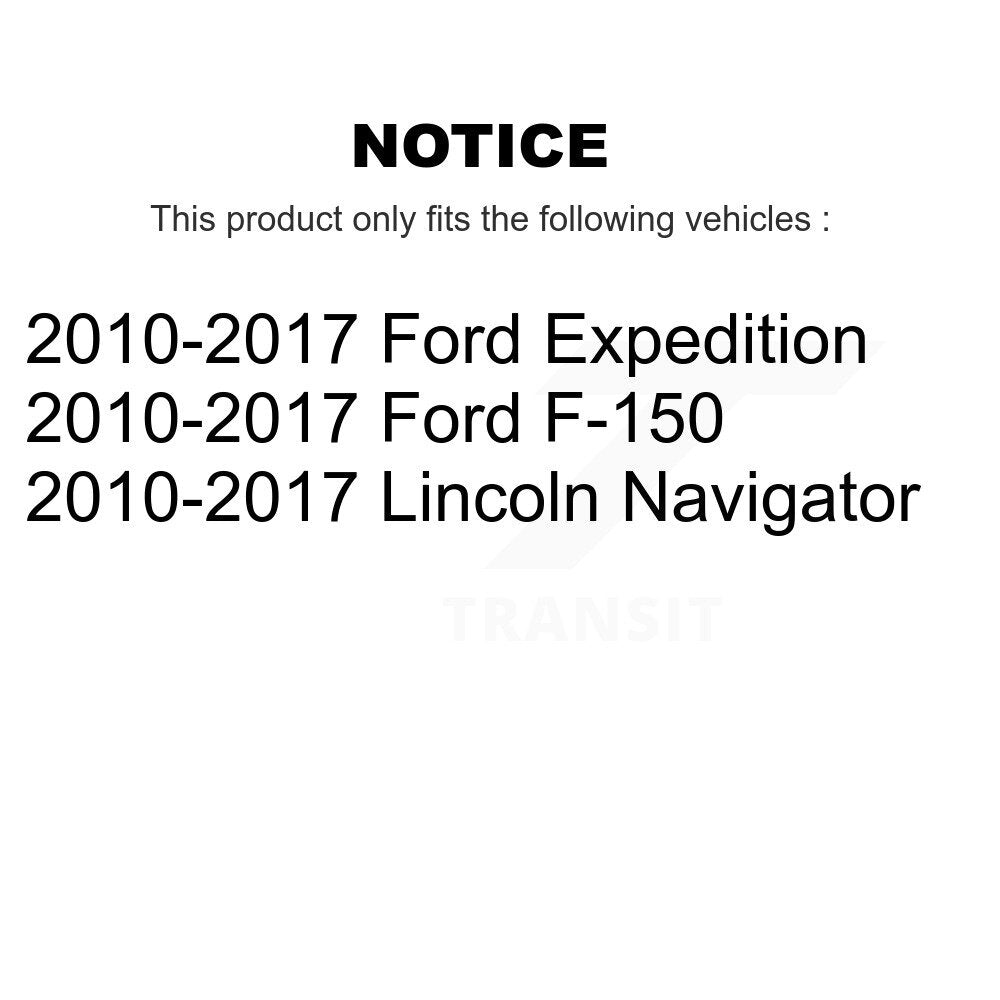 Positive Plus PPF-D1414 Front Semi-Metallic Brake Pads for 2010-2017 Ford Expedition, Ford F-150, Lincoln Navigator