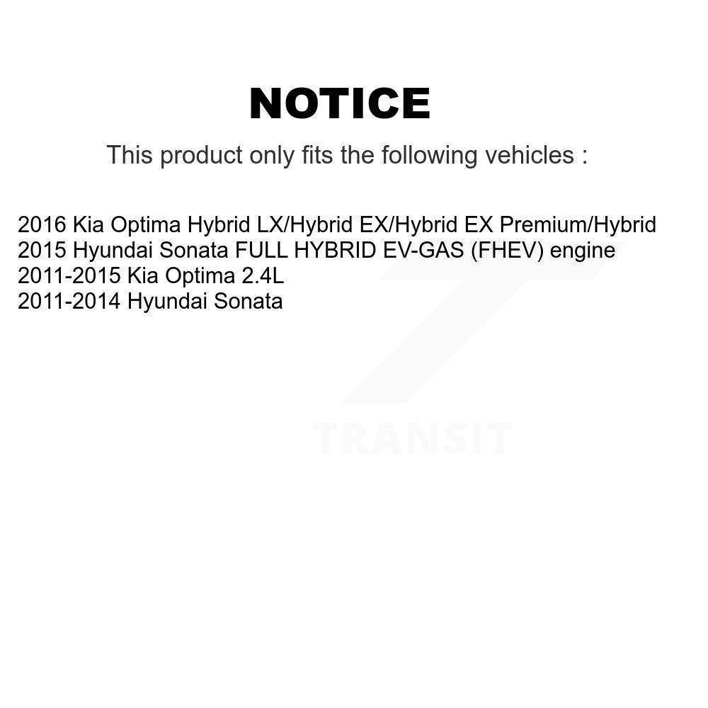 Positive Plus PPF-D1444 Front Semi-Metallic Brake Pads for 2011-2016 Hyundai Sonata, Kia Optima