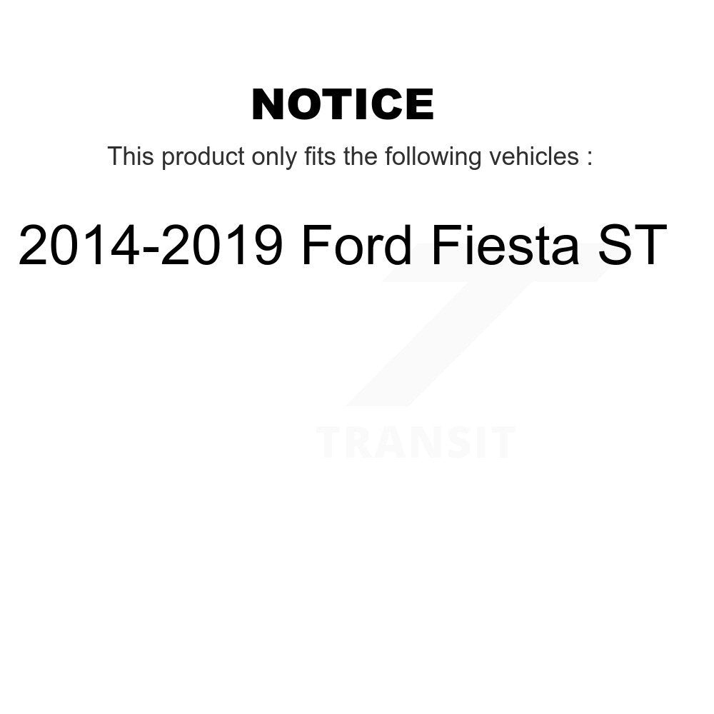 Positive Plus PPF-D1730 Front Semi-Metallic Brake Pads for 2014-2019 Ford Fiesta