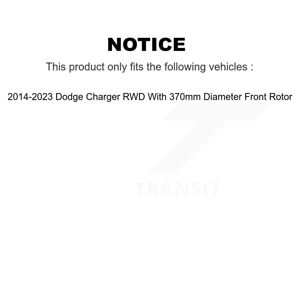 Positive Plus PPF-D1766 Rear Semi-Metallic Brake Pads for 2014-2023 Dodge Charger