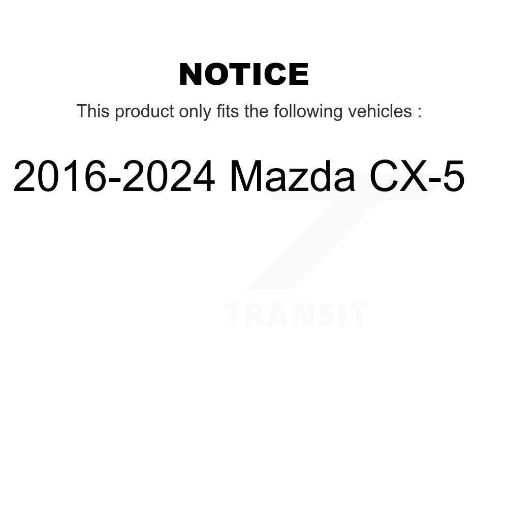 Positive Plus PPF-D1846 Rear Semi-Metallic Brake Pads for 2016-2024 Mazda CX-5