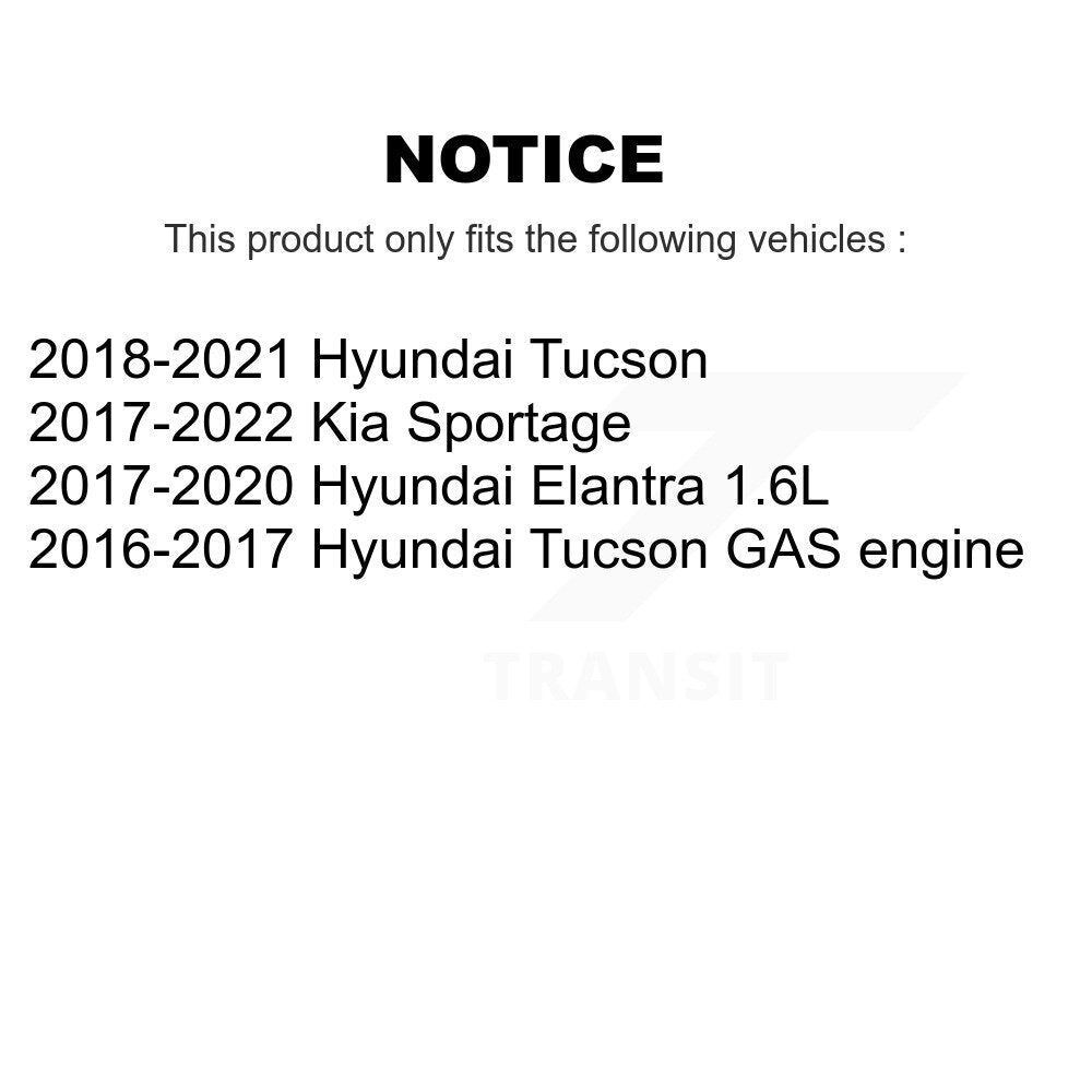 Positive Plus PPF-D1847 Front Semi-Metallic Brake Pads for 2016-2022 Hyundai Tucson, Hyundai Elantra, Kia Sportage