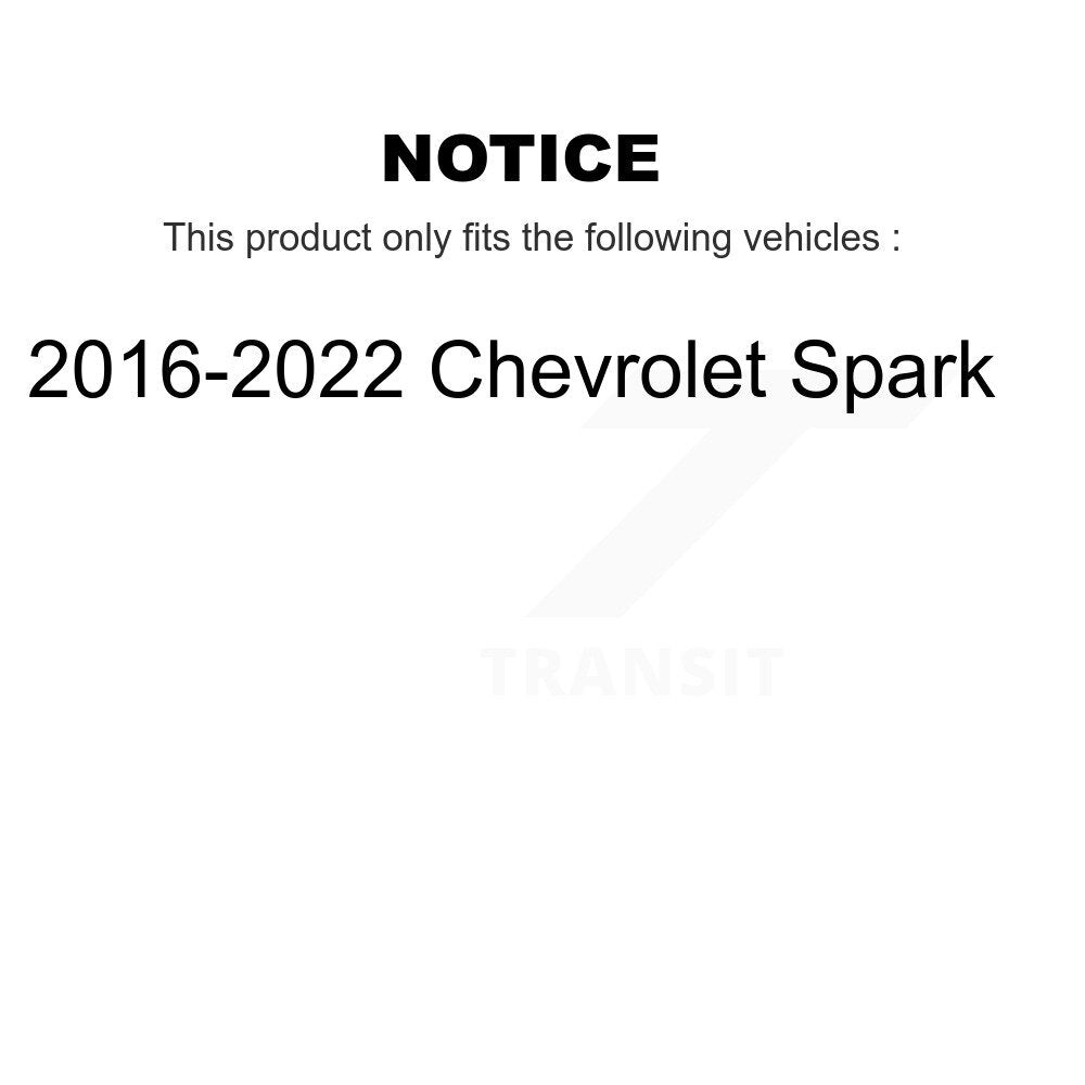 Positive Plus PPF-D1864 Front Semi-Metallic Brake Pads for 2016-2022 Chevrolet Spark