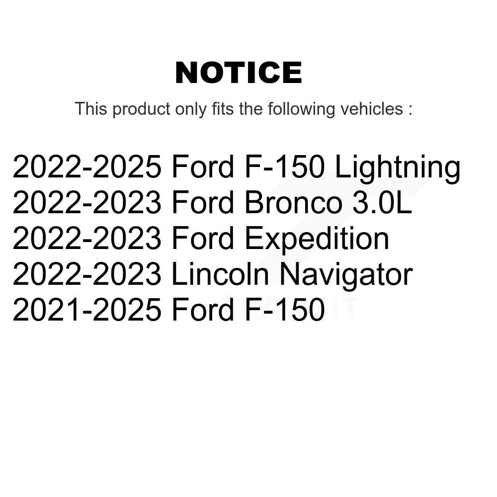 Positive Plus PPF-D2383 Rear Semi-Metallic Brake Pads for 2021-2025 Ford F-150, Ford Bronco and Select Vehicles