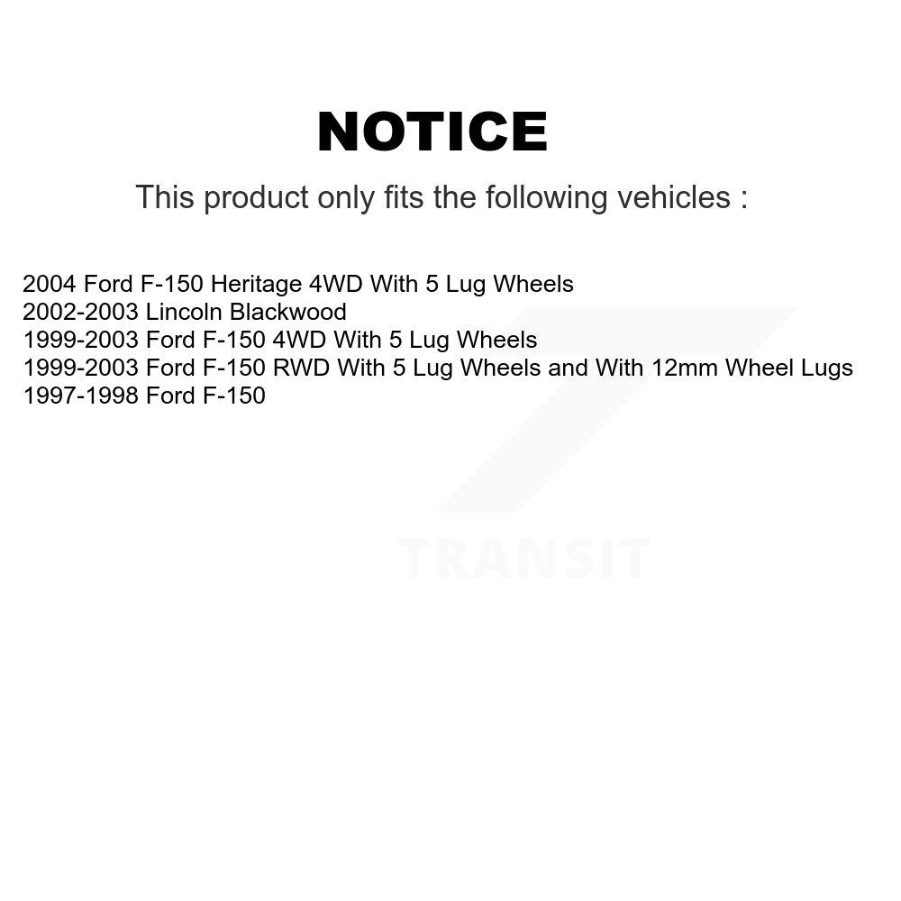 Positive Plus PPF-D679 Front Semi-Metallic Brake Pads for 1997-2004 Ford F-150, Lincoln Blackwood, Ford F-150 Heritage