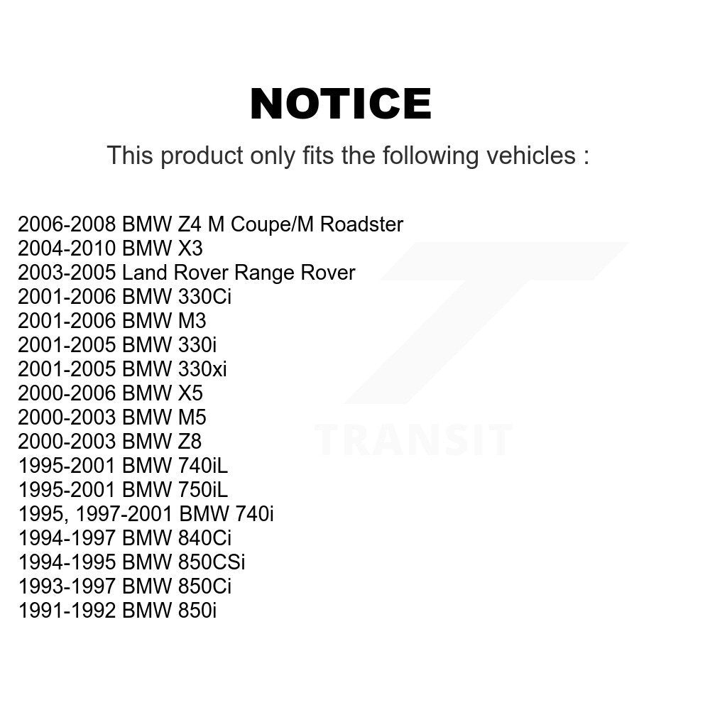 Positive Plus PPF-D683 Rear Semi-Metallic Brake Pads for 1991-2010 BMW 850i, BMW 850Ci and Select Vehicles