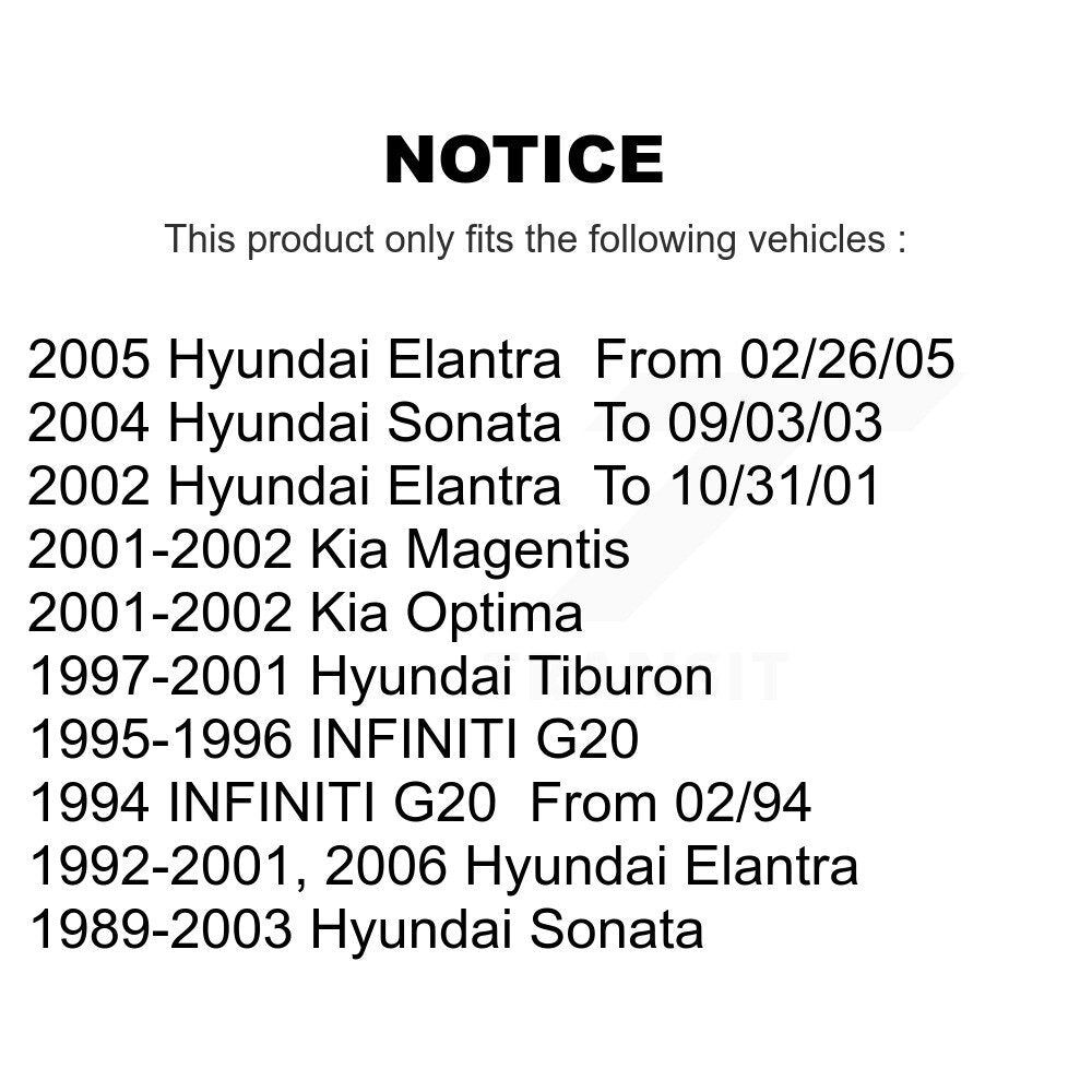Positive Plus PPF-D700 Front Semi-Metallic Brake Pads for 1989-2006 Hyundai Sonata, Hyundai Elantra and Select Vehicles