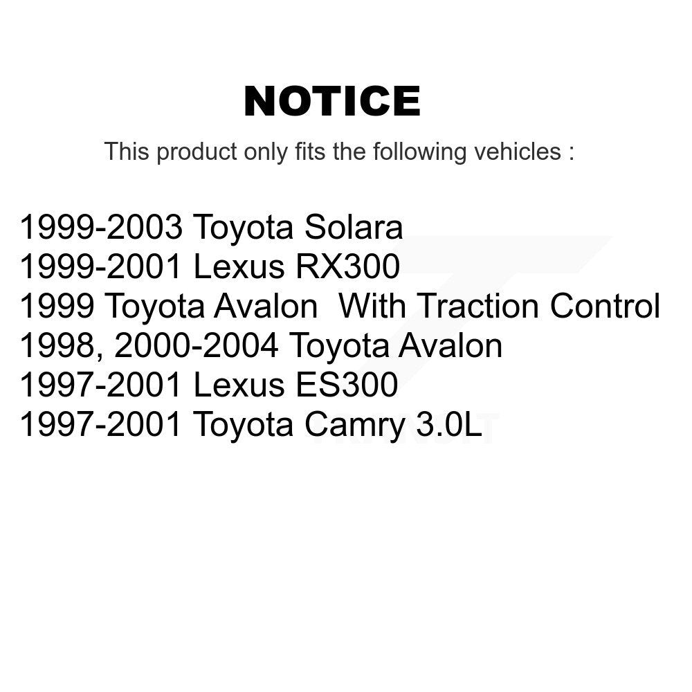 Positive Plus PPF-D707 Front Semi-Metallic Brake Pads for 1997-2004 Lexus ES300, Toyota Camry and Select Vehicles
