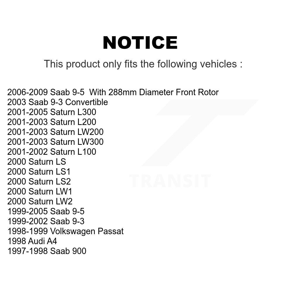 Positive Plus PPF-D819 Front Semi-Metallic Brake Pads for 1997-2009 Saab 900, Audi A4 and Select Vehicles