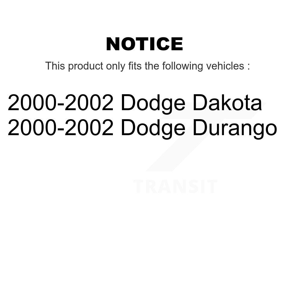 Positive Plus PPF-D820 Front Semi-Metallic Brake Pads for 2000-2002 Dodge Dakota, Durango
