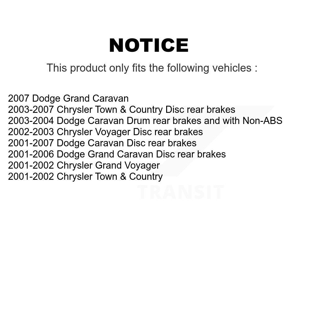 Positive Plus PPF-D857 Front Semi-Metallic Brake Pads for 2001-2007 Chrysler Grand Voyager, Chrysler Town & Country and Select Vehicles