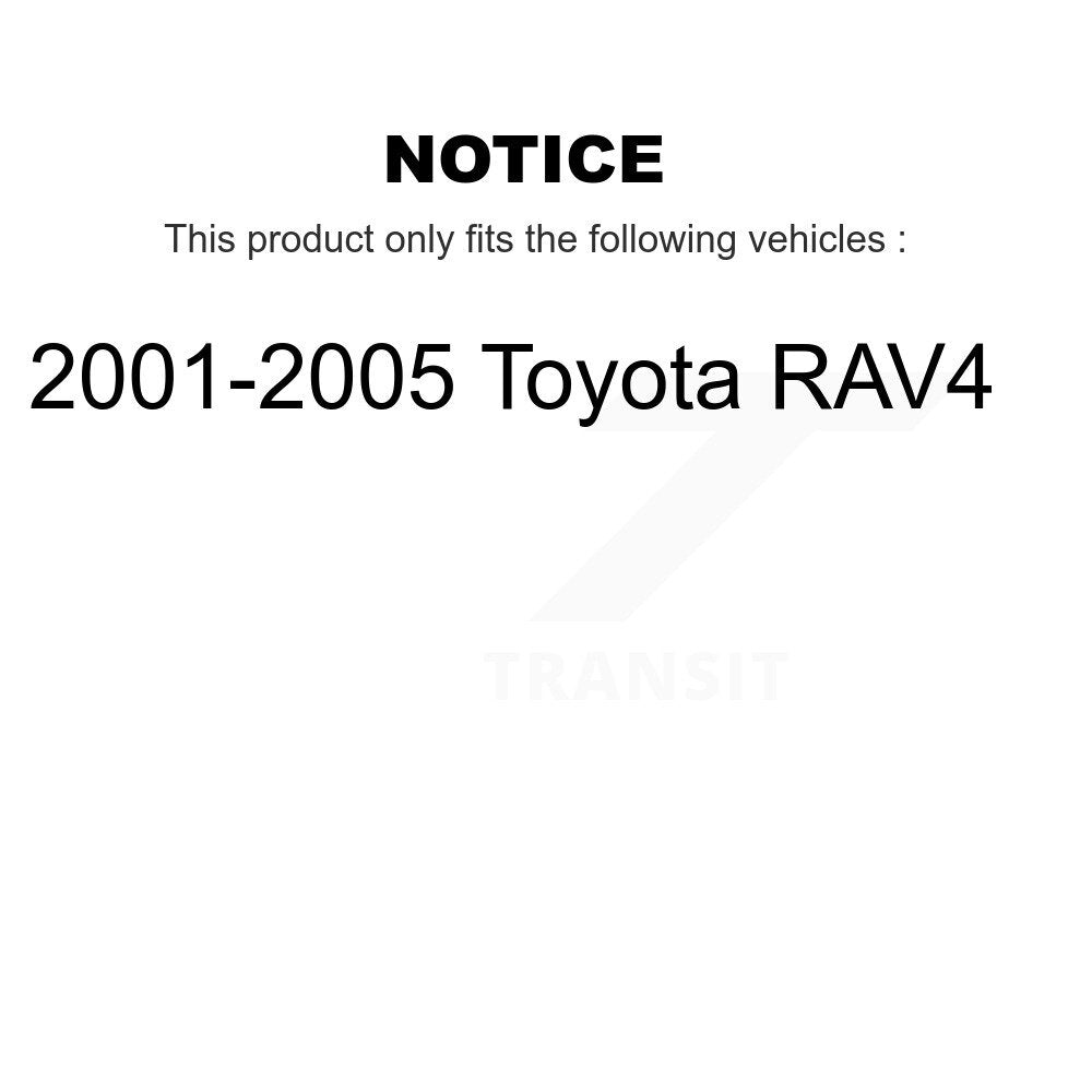 Positive Plus PPF-D862 Front Semi-Metallic Brake Pads for 2001-2005 Toyota RAV4