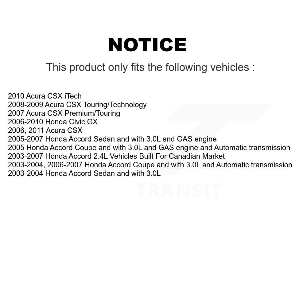 Positive Plus PPF-D959 Front Semi-Metallic Brake Pads for 2003-2011 Honda Accord, Acura CSX, Honda Civic