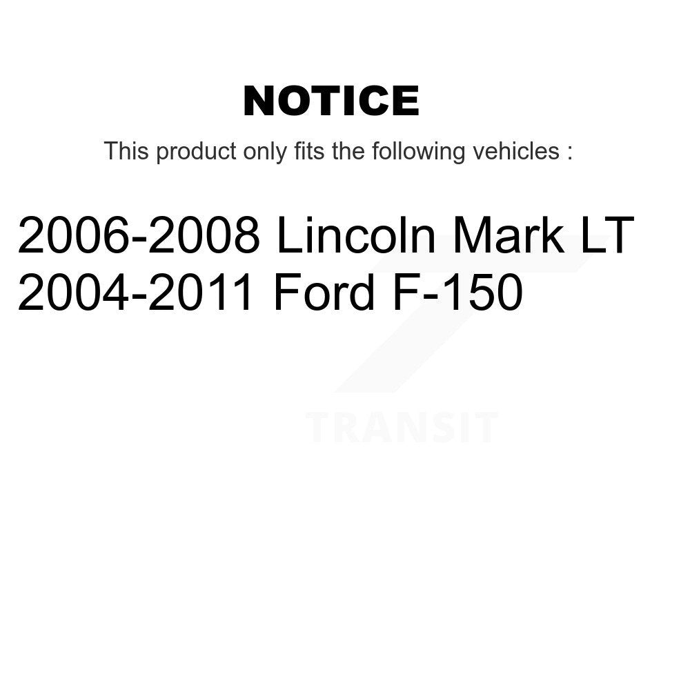 SIM SIM-1012 Rear Semi-Metallic Brake Pads for 2004-2011 Ford F-150, Lincoln Mark LT