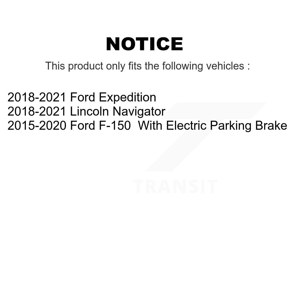 SIM SIM-1790 Rear Semi-Metallic Brake Pads for 2015-2021 Ford F-150, Ford Expedition, Lincoln Navigator