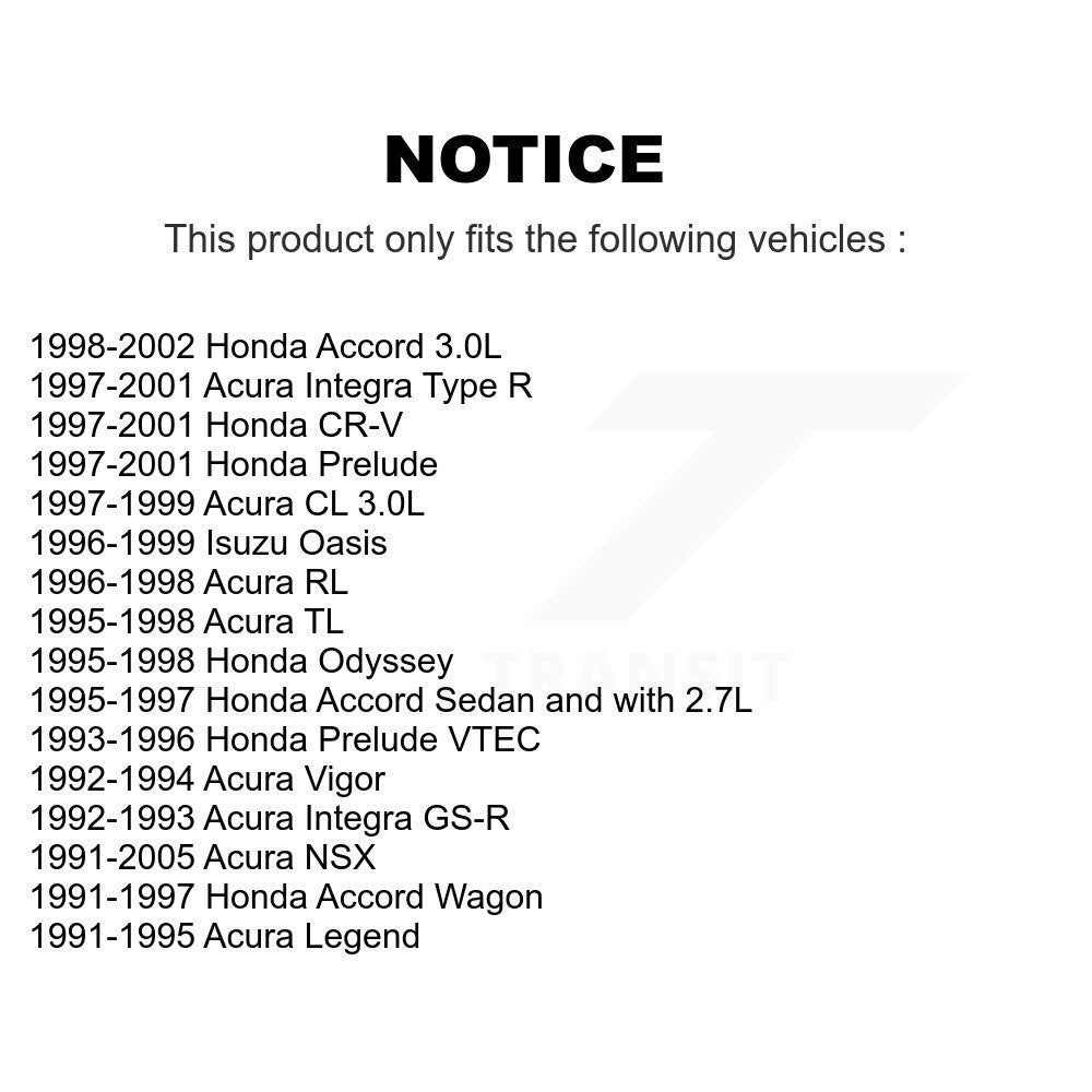 SIM SIM-503 Front Semi-Metallic Brake Pads for 1991-2005 Acura Legend, Acura NSX and Select Vehicles
