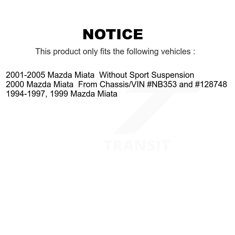 SIM SIM-635 Front Semi-Metallic Brake Pads for 1994-2005 Mazda Miata
