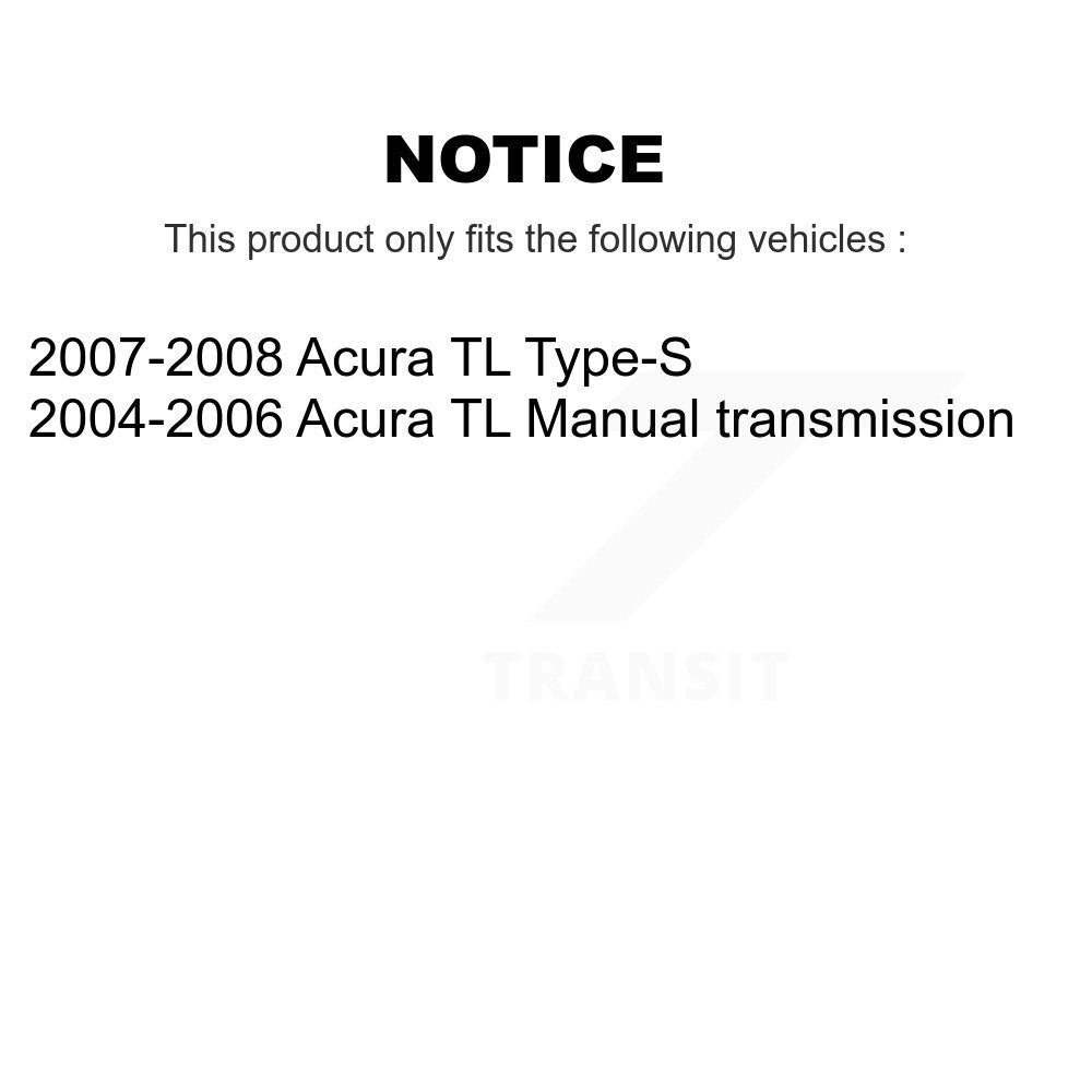 TEC TEC-1049 Front Ceramic Brake Pads for 2004-2008 Acura TL