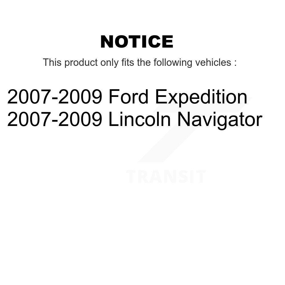 TEC TEC-1278 Front Ceramic Brake Pads for 2007-2009 Ford Expedition, Lincoln Navigator