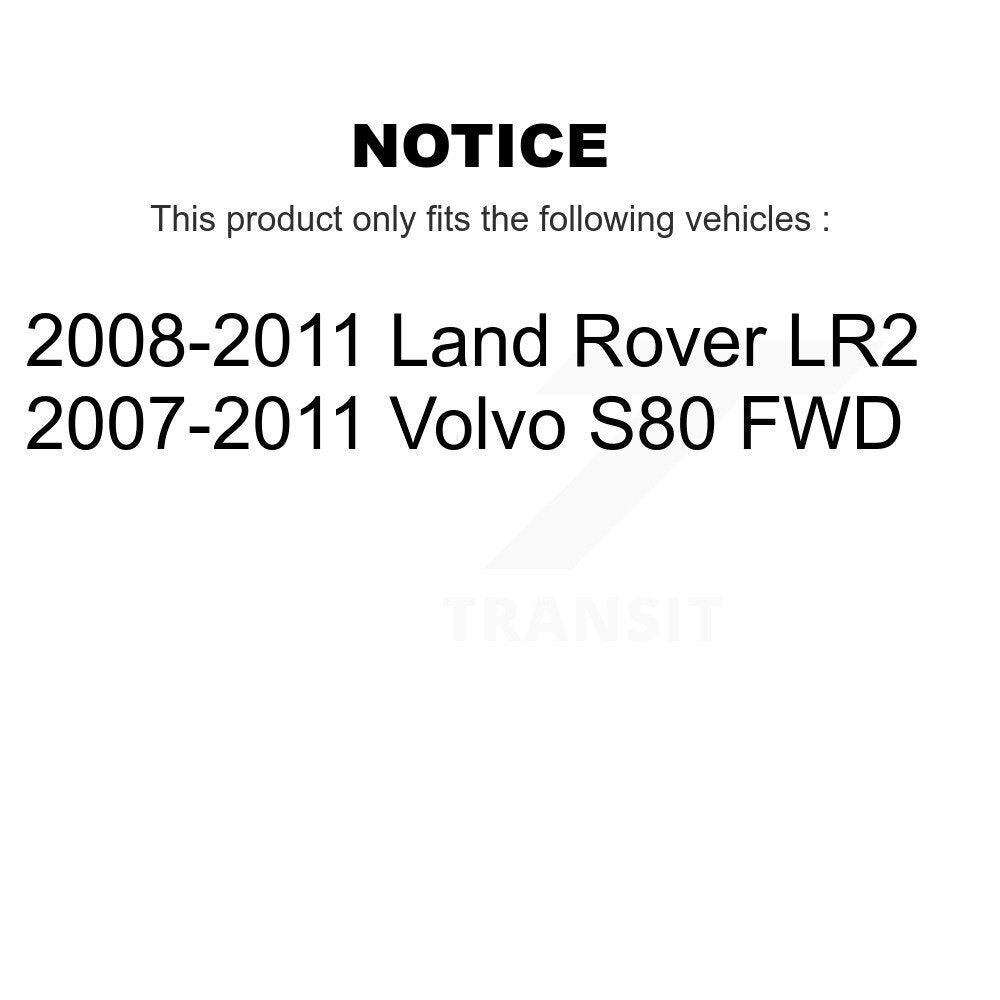 TEC TEC-1314 Rear Ceramic Brake Pads for 2007-2011 Volvo S80, Land Rover LR2