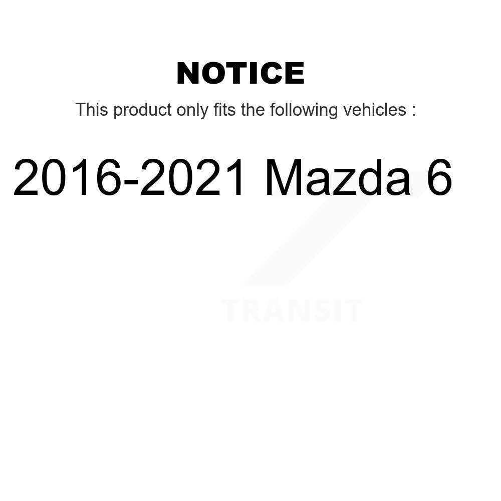 TEC TEC-1874 Rear Ceramic Brake Pads for 2016-2021 Mazda 6