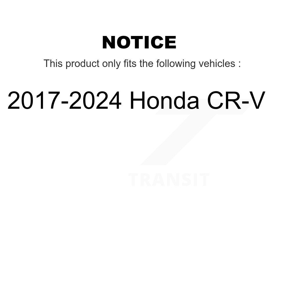 TEC TEC-2037 Rear Ceramic Brake Pads for 2017-2024 Honda CR-V