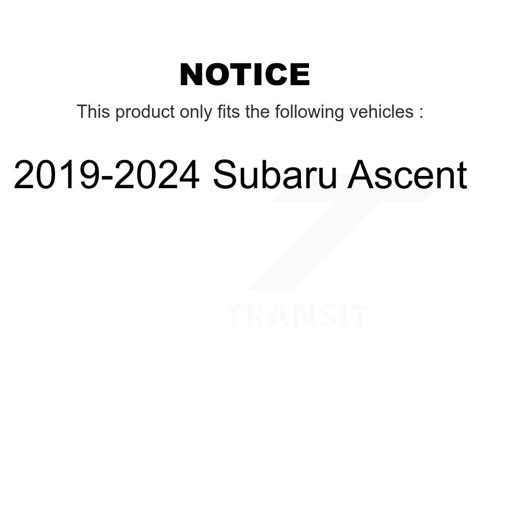 TEC TEC-2170 Front Ceramic Brake Pads for 2019-2024 Subaru Ascent