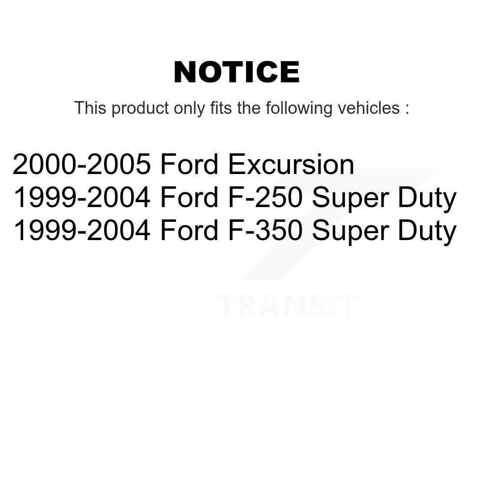 TEC TEC-757 Rear Ceramic Brake Pads for 1999-2005 Ford F-250 Super Duty, F-350 Super Duty, Excursion