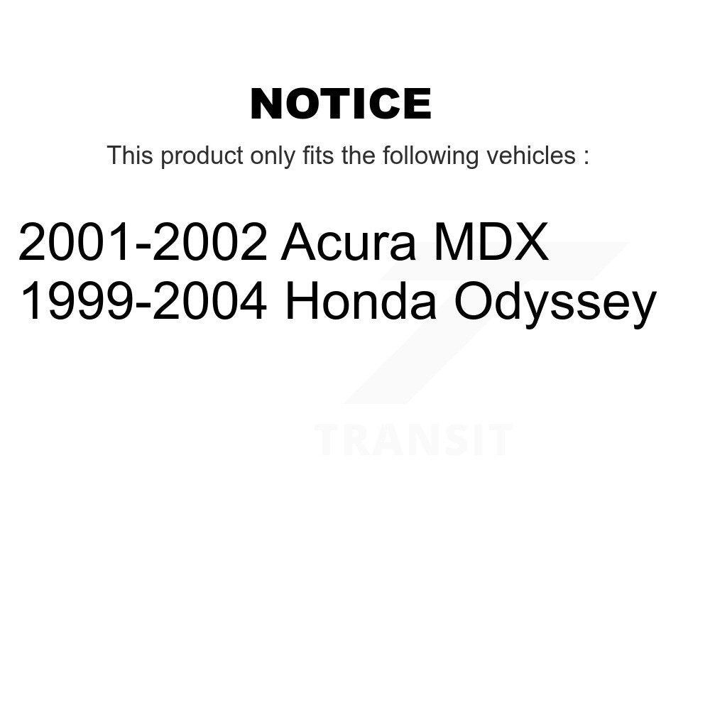 TEC TEC-793 Front Ceramic Brake Pads for 1999-2004 Honda Odyssey, Acura MDX