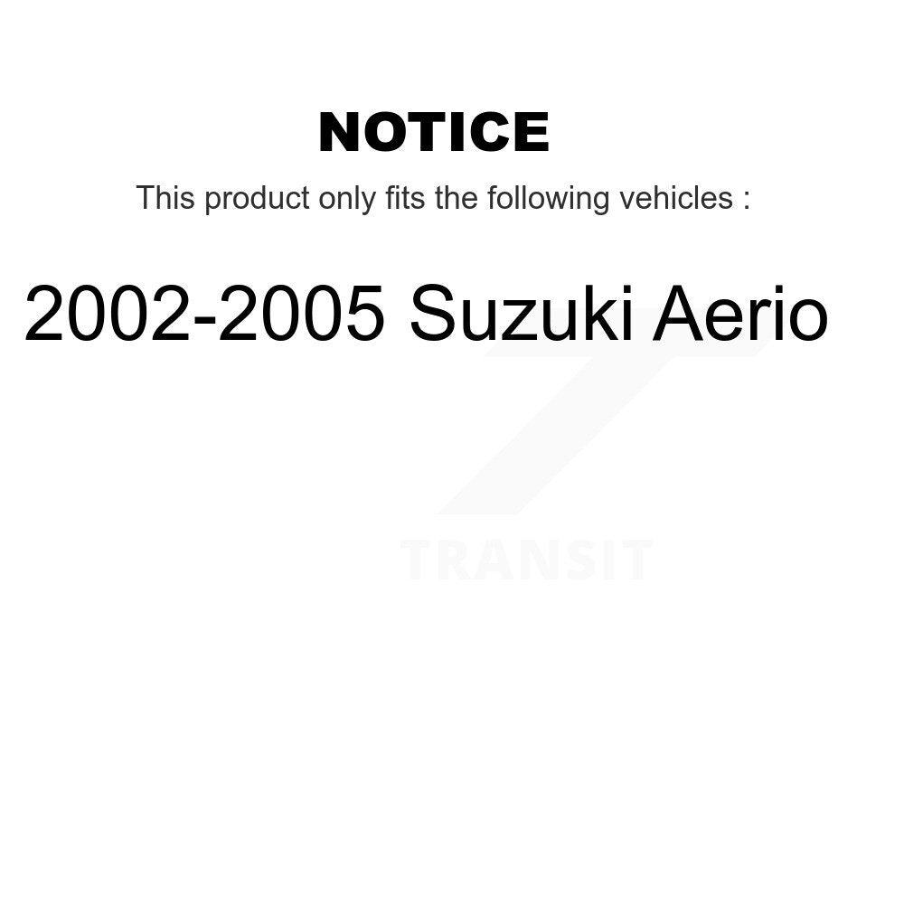 TEC TEC-937 Front Ceramic Brake Pads for 2002-2005 Suzuki Aerio