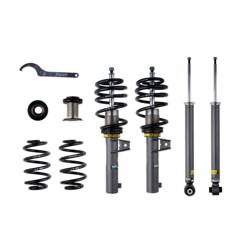 Bilstein 47-342941 EVO S Front And Rear Suspension 0.3"-1.2" x 0"-1.2" Suspension Lowering Kit for 2015-2022 Audi A3 and More