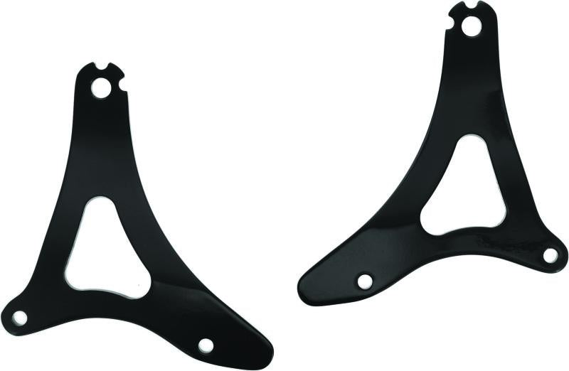 Kuryakyn Fixed Mounts Multi-Purpose Driver &amp; Passenger Backrest 14 and Up Touring Models Black