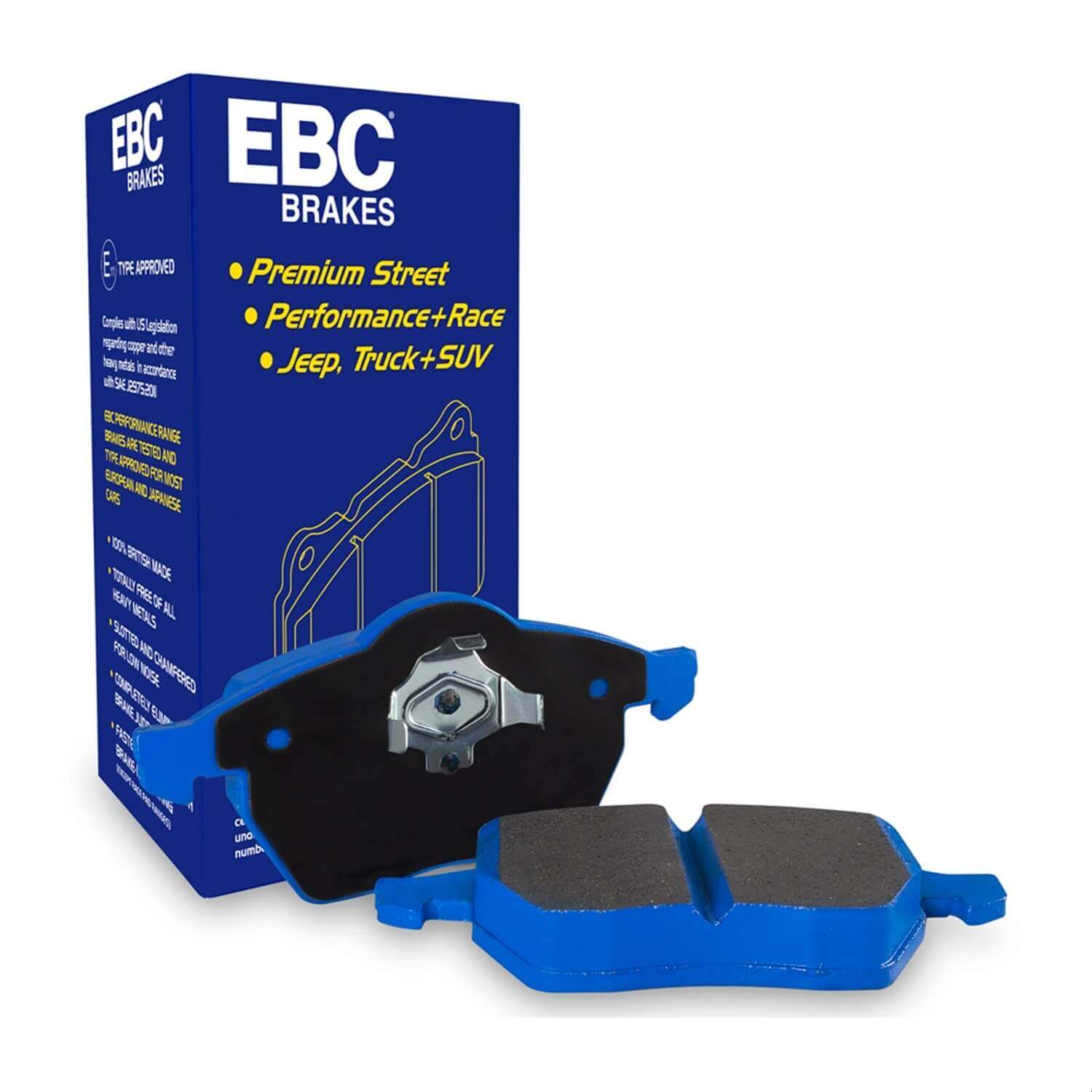 EBC Brakes DP51218B Bluestuff NDX Full Race Aramid Fibers Rear Brake Pads for 2002-2019 Ford Fiesta St 1.6L product image