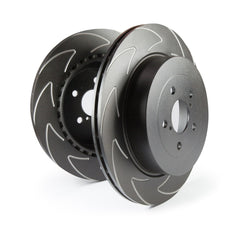 EBC Brakes BSD7263 BSD High Carbon Slotted And Vented 1-Piece Front Rotors for 2005-2009 Cadillac Xlr product image