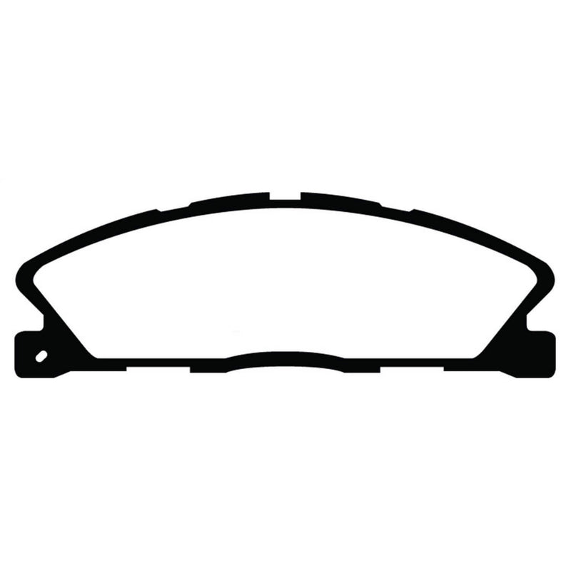 EBC Brakes DP63019 Greenstuff 6000 Series Truck And SUV Organic Front Brake Pads for 2013-2018 Ford Explorer product image