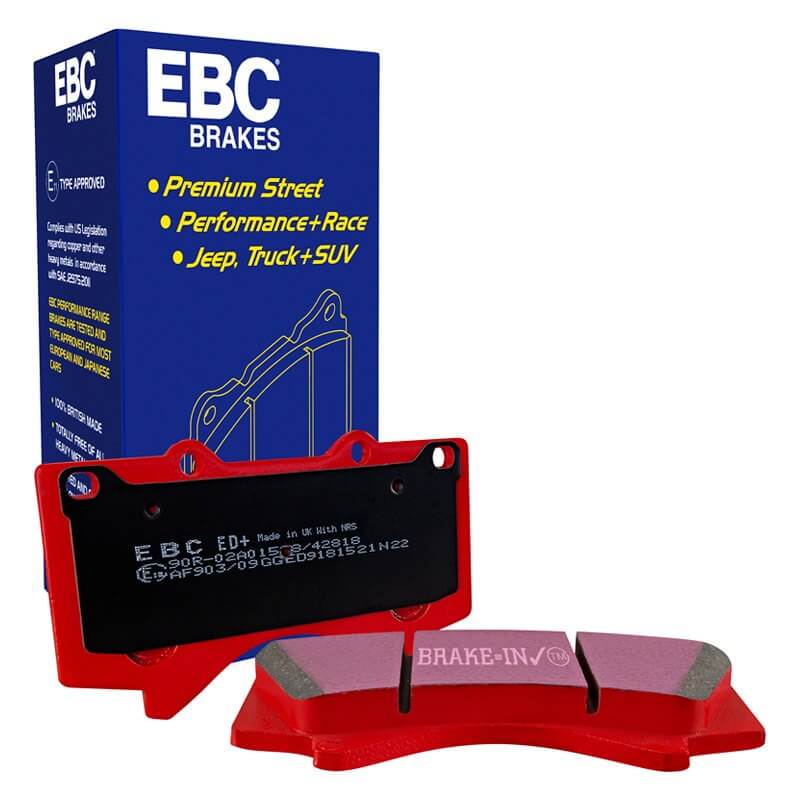EBC Brakes ED92005 Extra Duty Organic Front Brake Pads for 1999-2004 Toyota Tacoma product image