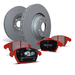 EBC Brakes S12KR1383 Rear Stage 12 Redstuff Pad And RK Series Rotor Kit for 2012-2018 Buick Cascada product image