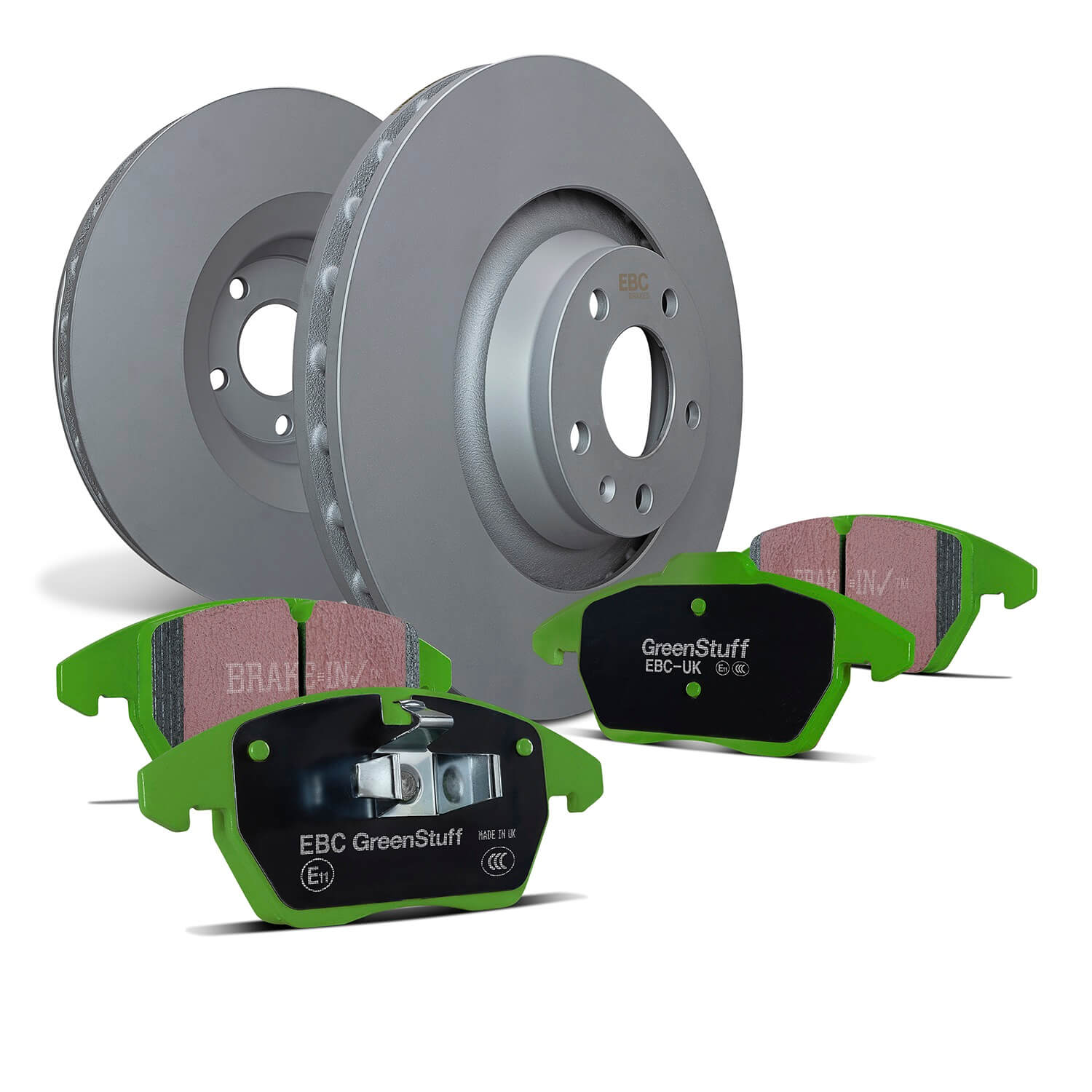EBC Brakes S14KR1115 Rear Stage 14 Greenstuff 6000 Pad And RK Series Rotor Kit for 2008-2019 Chrysler Town & Country product image