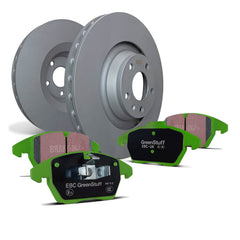 EBC Brakes S14KR1115 Rear Stage 14 Greenstuff 6000 Pad And RK Series Rotor Kit for 2008-2019 Chrysler Town & Country product image