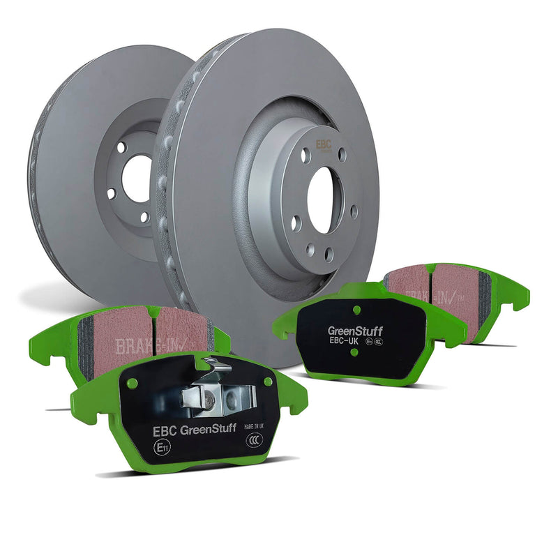 EBC Brakes S14KR1115 Rear Stage 14 Greenstuff 6000 Pad And RK Series Rotor Kit for 2008-2019 Chrysler Town & Country product image