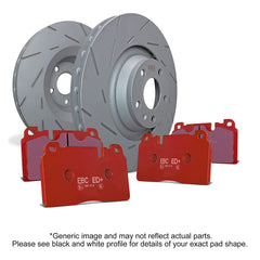 EBC Brakes S15KR1027 Rear Stage 15 Extra Duty Plus Pads And USR Rotors for 2000-2002 Dodge RAM 2500 product image