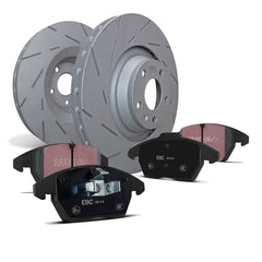 EBC Brakes S2KF1127 Front Stage 2 Greenstuff 2000 Pad And USR Series Rotor Kit for 2006-2007 BMW 325I product image